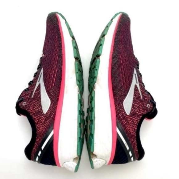 BROOKS Ghost 11 Running Workout Sneakers in Aqua Pink Size 10.5 #1202771B017 - Picture 8 of 11